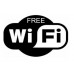 1st-Class-Designs - Adesivo "Free Wifi" per bar, club, uffici e negozi, confezione con 1 adesivo style 1
