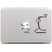 NetsPower® Abstract Design Series II Vinile Vinyl Decal Sticker Adesivo Adesivi Power-up Art Nero per Apple MacBook Pro/Air 13" 15" - Modello 10