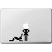 NetsPower® Abstract Design Series II Vinile Vinyl Decal Sticker Adesivo Adesivi Power-up Art Nero per Apple MacBook Pro/Air 13" 15" - Modello 30
