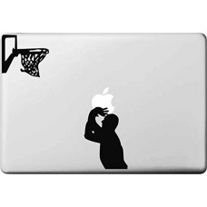 Vati fogli smontabili Basketball Vota decalcomania del vinile autoadesivo della pelle Art nero per Apple Macbook Pro Air Mac 13 "15" pollici / 13 Unibody 15 "Laptop Inch