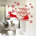 NT0350 Adesivi Murali - Slitta una renna - Vetrofanie natalizie - Misure 120x95 cm - rosso - Vetrine negozi per Natale, stickers, adesivi