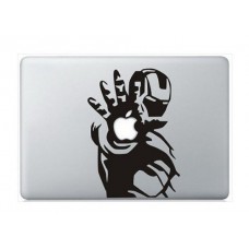 Vati fogli smontabili Iron Man decalcomania del vinile autoadesivo della pelle Art nero per Apple Macbook Pro Air Mac 11 "12" pollici / Unibody 11 "12" Laptop Inch