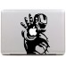 Vati fogli smontabili freddo creativo Transformers Decal Sticker Art nero per Apple Macbook Pro Air Mac 13 "15" pollici / Unibody 13 "15" Laptop Inch