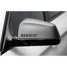 4 x Car Wing Mirror Stickers Renault Clio Megane Scenic (carrozzina Tuning per auto, decalcomania