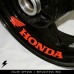 Honda moto cerchio interno adesivo in vinile GO