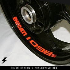 Ducati 1098s moto cerchio interno adesivo in vinile GO