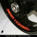 Ducati 1098s moto cerchio interno adesivo in vinile GR