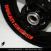 Ducati 999 moto cerchio interno adesivo in vinile GR