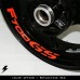 BMW F700GS moto cerchio interno adesivo in vinile GY