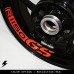 BMW R1150GS moto cerchio interno adesivo in vinile GR
