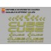 PEGATINAS CUBE F177 VINILO ADESIVI DECAL AUFKLEBER MTB STICKERS BIKE ORO