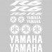 Adesivi Stickers Yamaha R6 Ref: 155-MOTO bianco