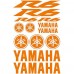 Adesivi Stickers Yamaha R6 Ref: 155-MOTO Orange KTM