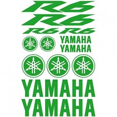 Adesivi Stickers Yamaha R6 Ref: 155-MOTO verde chiaro