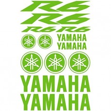 Adesivi Stickers Yamaha R6 Ref: 155-MOTO Vert kawa