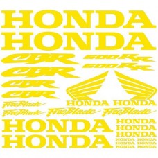 Adesivo adesivi HONDA CBR 600RR Ref: moto-039 giallo