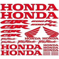 Adesivo adesivi HONDA CBR 600RR Ref: moto-039 rosso