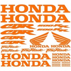 Adesivo adesivi HONDA CBR 600RR Ref: moto-039 Orange flash