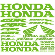 Adesivo adesivi HONDA CBR 600RR Ref: moto-039 Verde Kawa