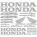 Adesivo adesivi HONDA CBR 600RR Ref: moto-039 argento