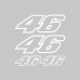 Autoadesivo Kit adesivi 46 SPON 009-Ref: bianco