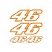Autoadesivo Kit adesivi 46 SPON 009-Ref: Orange KTM