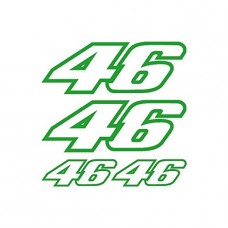 Autoadesivo Kit adesivi 46 SPON 009-Ref: verde chiaro
