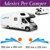 2 ADESIVI "SUN" CAMPER "SET PICCOLO 1 METRO" - ADRIA RIMOR ARCA - NOVITà adesivi per camper - caravan roulotte - accessori camper, stickers, decal