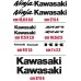 KIT ADESIVI KAWASAKI NINJA - COLORE NERO