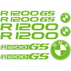 Adesivi Stickers r Bmw 1200gs Ref: MOTO, colore: nero Vert kawa