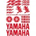 Adesivi Stickers Ref: MOTO Yamaha R6-162 rosso
