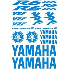 Adesivi Stickers Ref: MOTO Yamaha R6-162 azzurro cielo