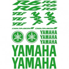 Adesivi Stickers Ref: MOTO Yamaha R6-162 verde chiaro