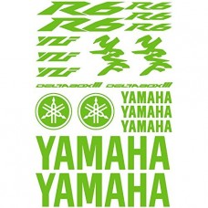 Adesivi Stickers Ref: MOTO Yamaha R6-162 Vert kawa