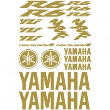 Adesivi Stickers Ref: MOTO Yamaha R6-162 oro