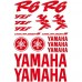Adesivi Stickers MOTO Yamaha R6-Ref: 160 rosso