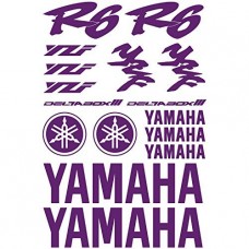 Adesivi Stickers MOTO Yamaha R6-Ref: 160 viola