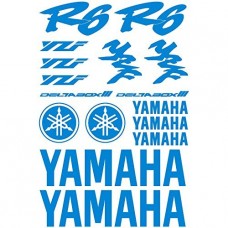 Adesivi Stickers MOTO Yamaha R6-Ref: 160 azzurro cielo