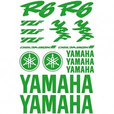 Adesivi Stickers MOTO Yamaha R6-Ref: 160 verde chiaro