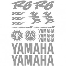 Adesivi Stickers MOTO Yamaha R6-Ref: 160 grigio
