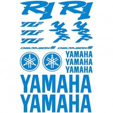 Adesivi Stickers Ref: MOTO Yamaha R1-159 azzurro cielo