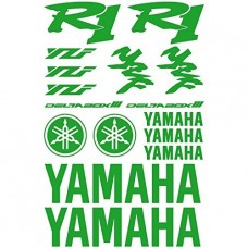 Adesivi Stickers Ref: MOTO Yamaha R1-159 verde chiaro