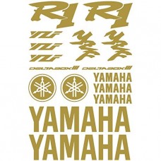 Adesivi Stickers Ref: MOTO Yamaha R1-159 oro