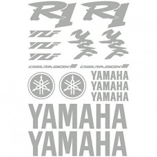 Adesivi Stickers Ref: MOTO Yamaha R1-159 argento