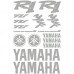 Adesivi Stickers Ref: MOTO Yamaha R1-159 argento
