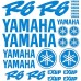 Adesivi Stickers Ref: MOTO Yamaha R6-166 azzurro cielo