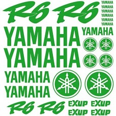 Adesivi Stickers Ref: MOTO Yamaha R6-166 verde chiaro
