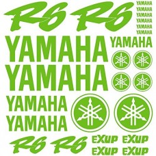 Adesivi Stickers Ref: MOTO Yamaha R6-166 Vert kawa