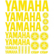 Adesivo Yamaha Rif: moto-167 giallo