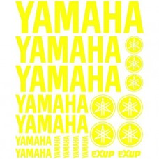 Adesivo Yamaha Rif: moto-167 Jaune Flash